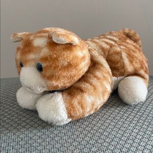 Vintage 1983 The Heritage Collection Orange Tabby Cat Hand Puppet plush